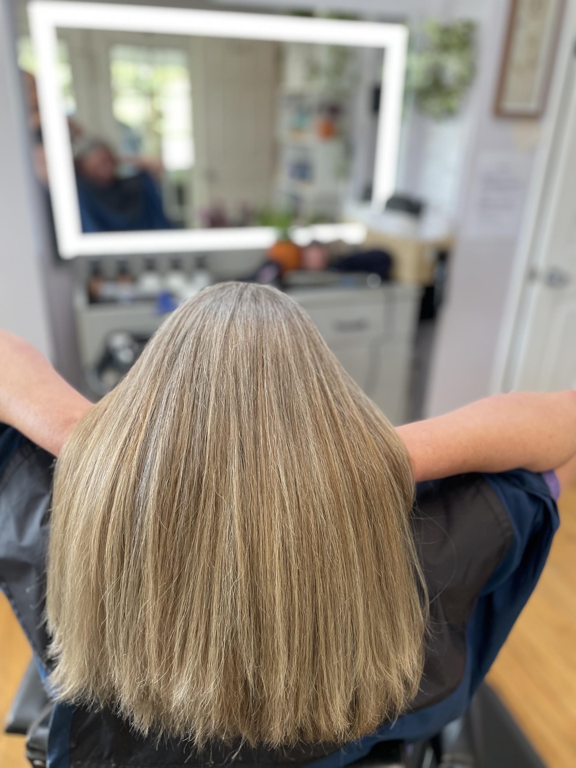 Blonding result