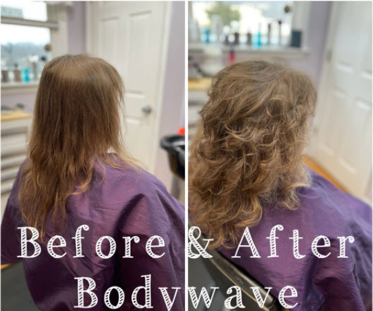 Body wave before and after