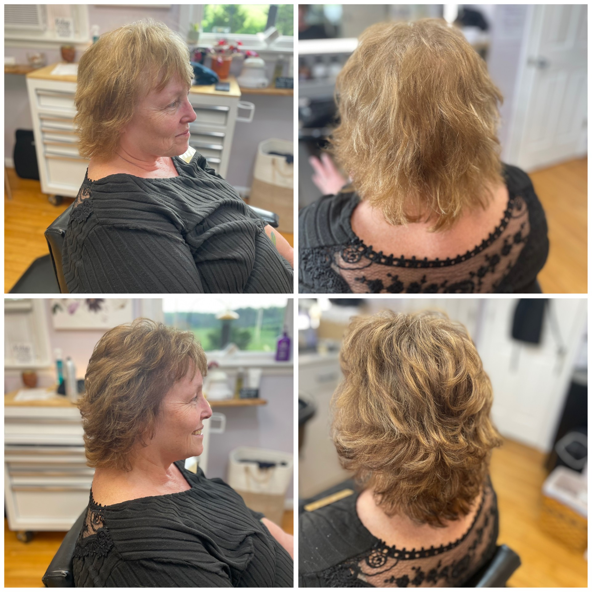 Women&rsquo;s shag before and after